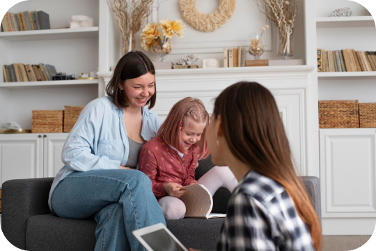 Communication between caregivers and families